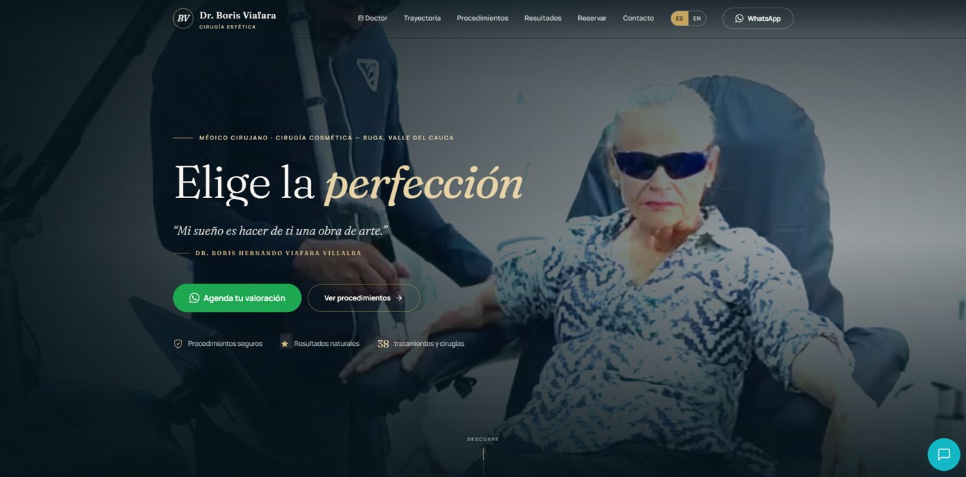 Dr. Boris Viafara — sitio web